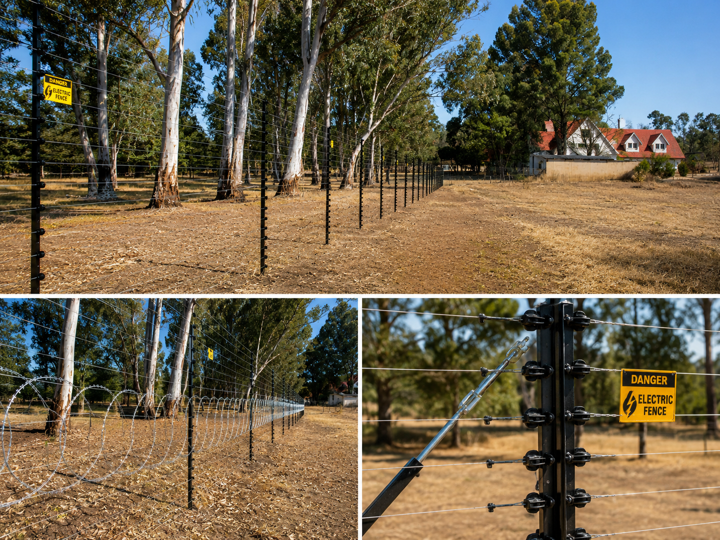more than 45 wire cut in more than 7 different sections of the fence in one night