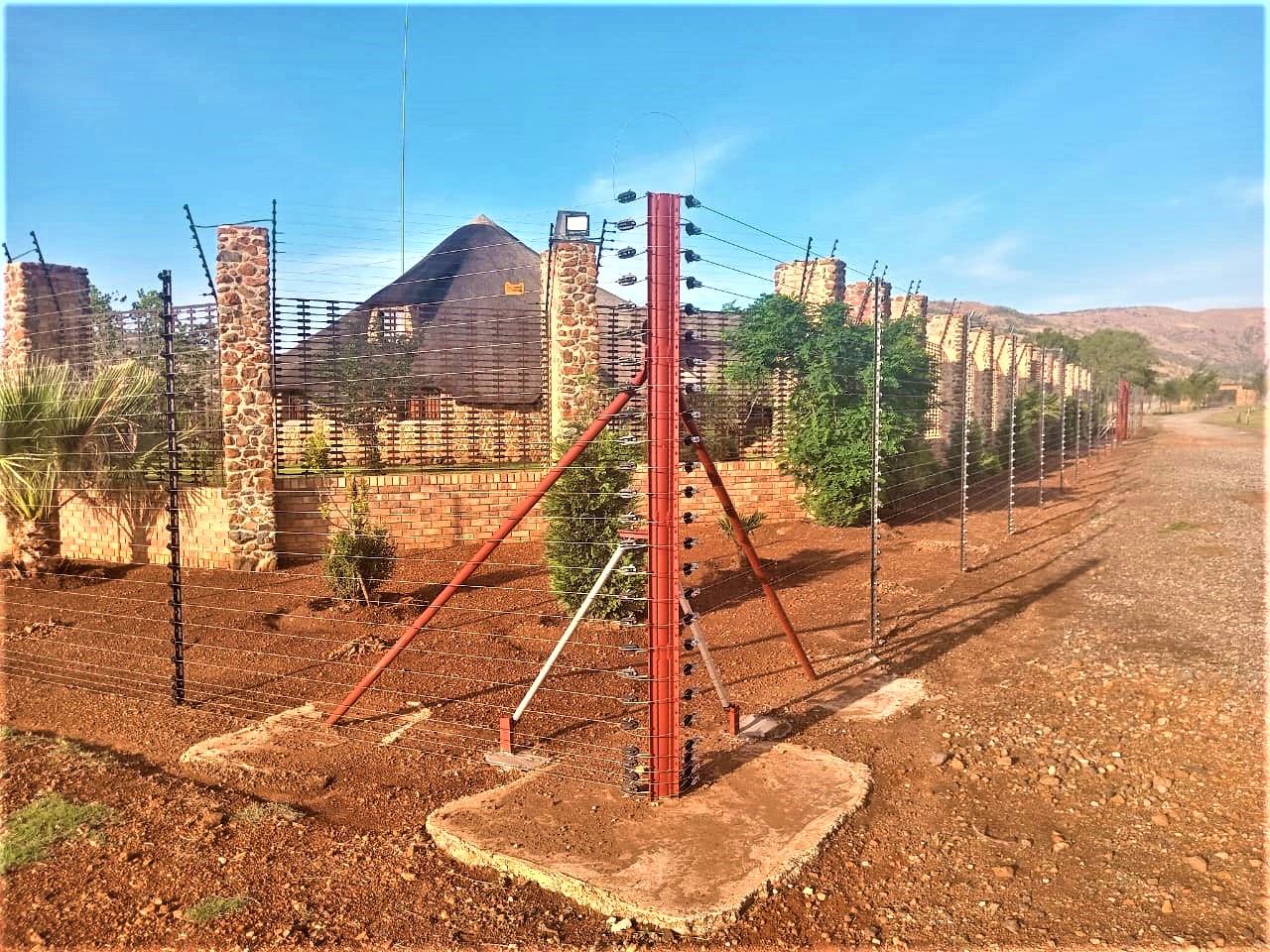 Properly installed electric fencing and perimeter protection